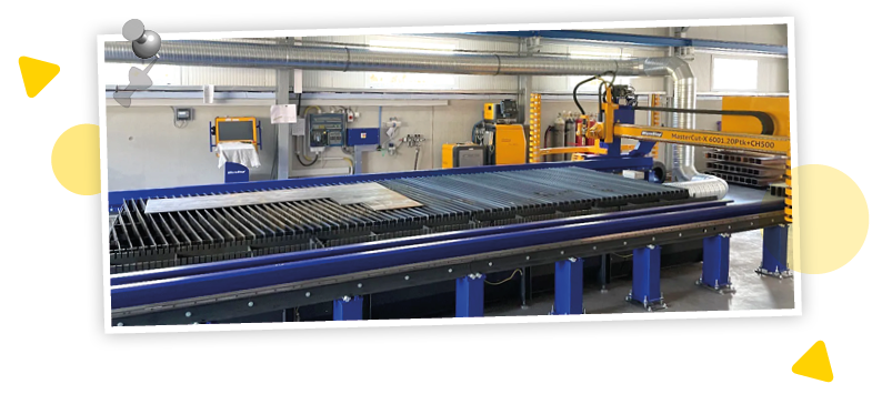 CNC-Plasmaschneidemaschine Schlosserei Josef Reichhart CNC-Plasmaschneidemaschine Schlosserei Josef Reichhart